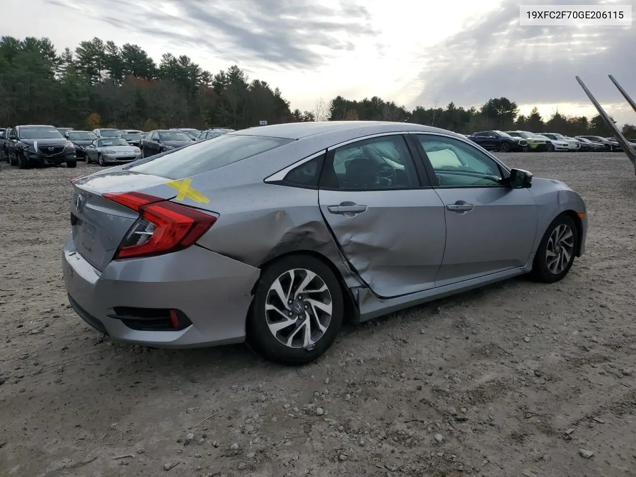 19XFC2F70GE206115 2016 Honda Civic Ex