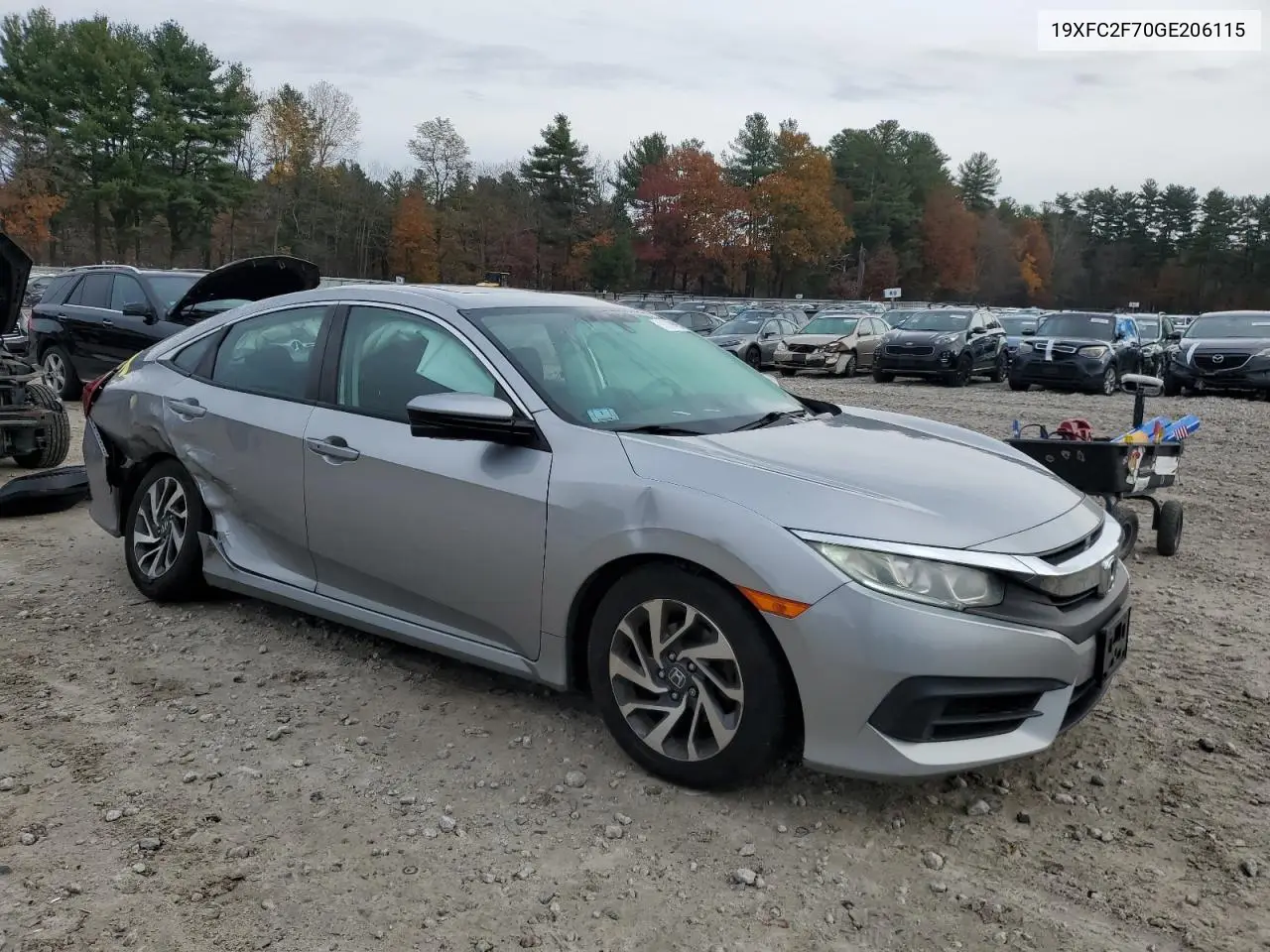 19XFC2F70GE206115 2016 Honda Civic Ex