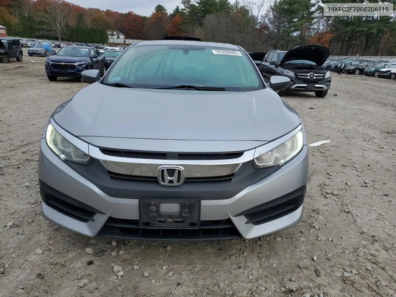 19XFC2F70GE206115 2016 Honda Civic Ex