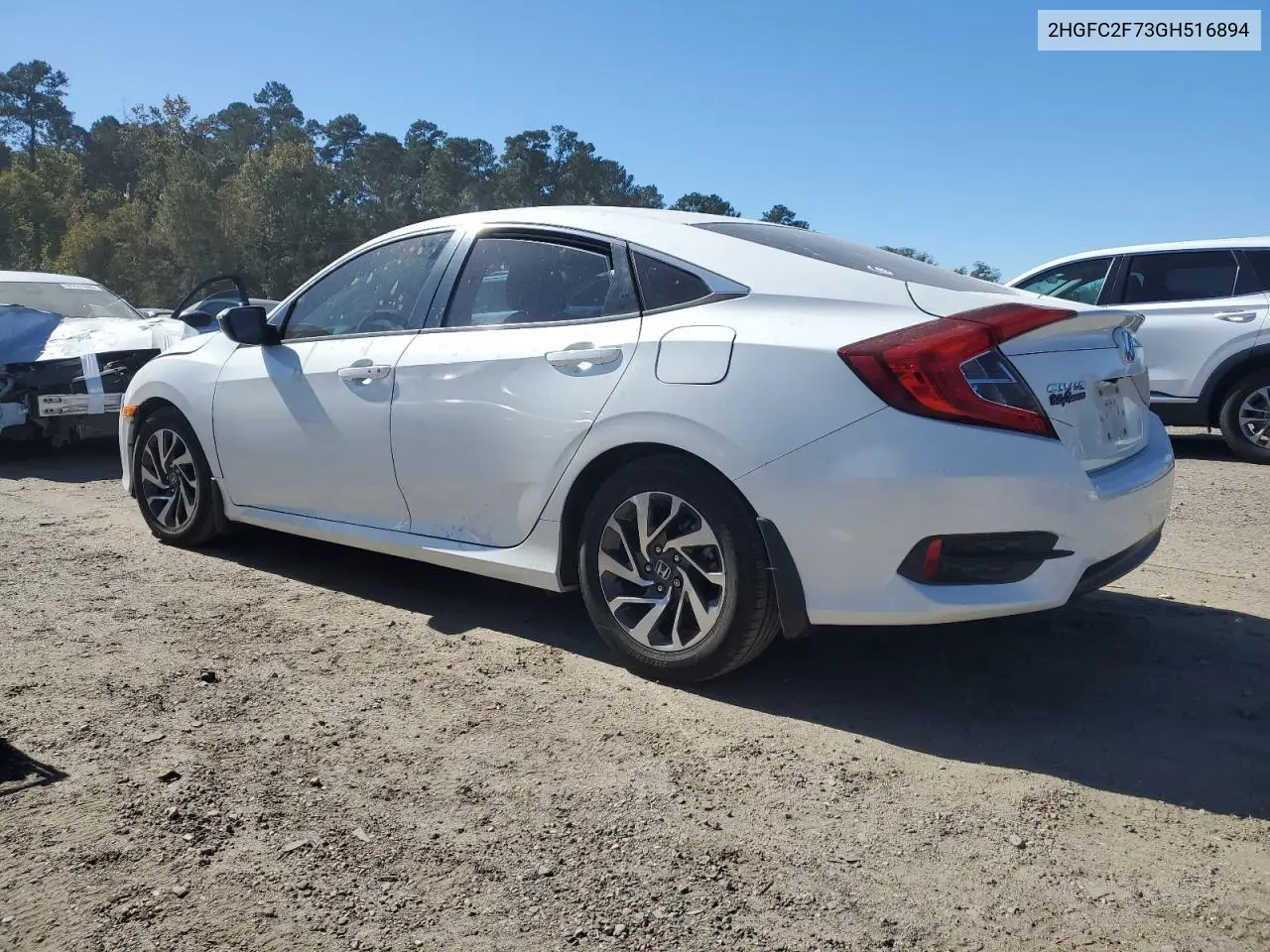 2HGFC2F73GH516894 2016 Honda Civic Ex