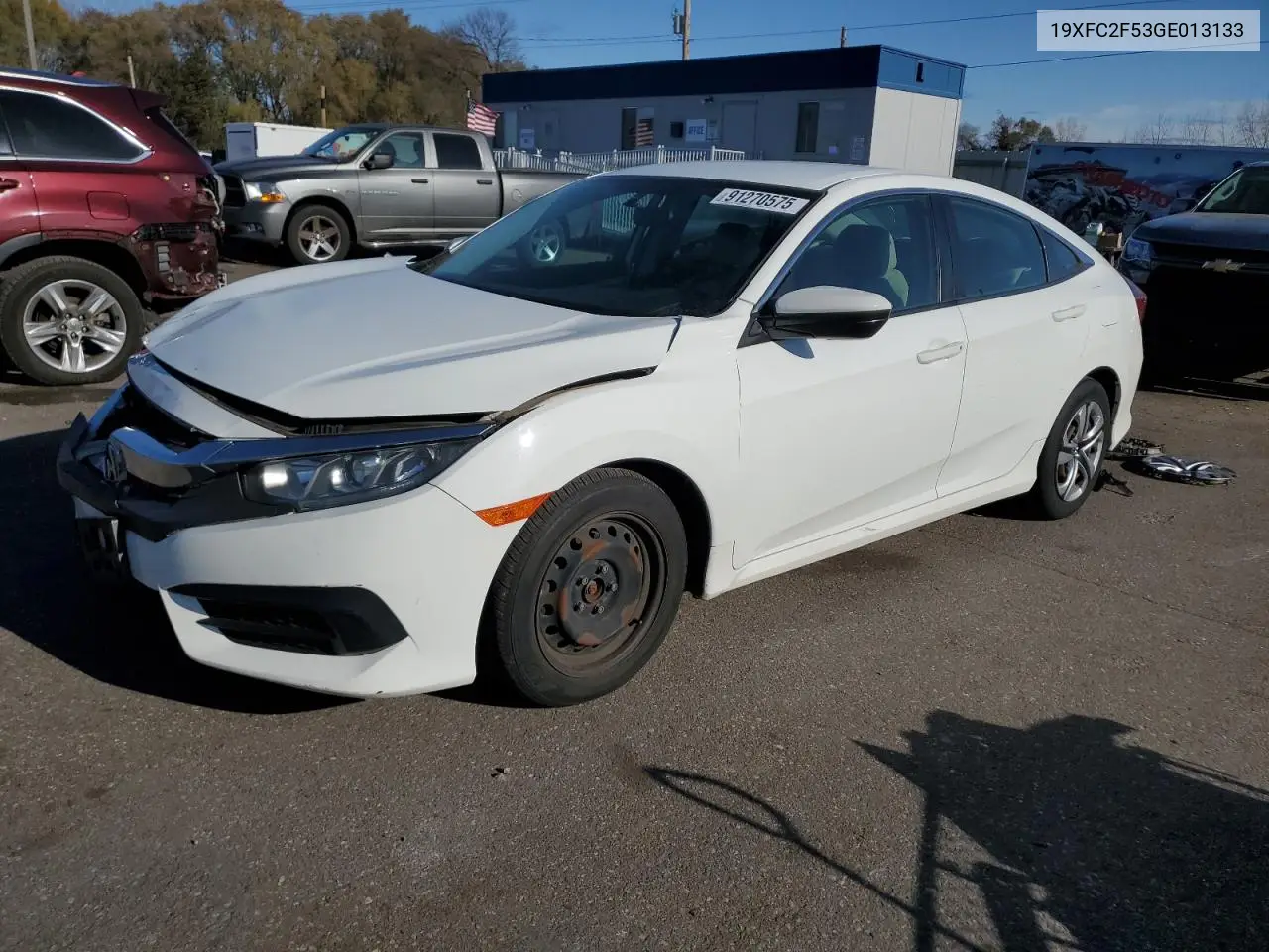 19XFC2F53GE013133 2016 Honda Civic Lx