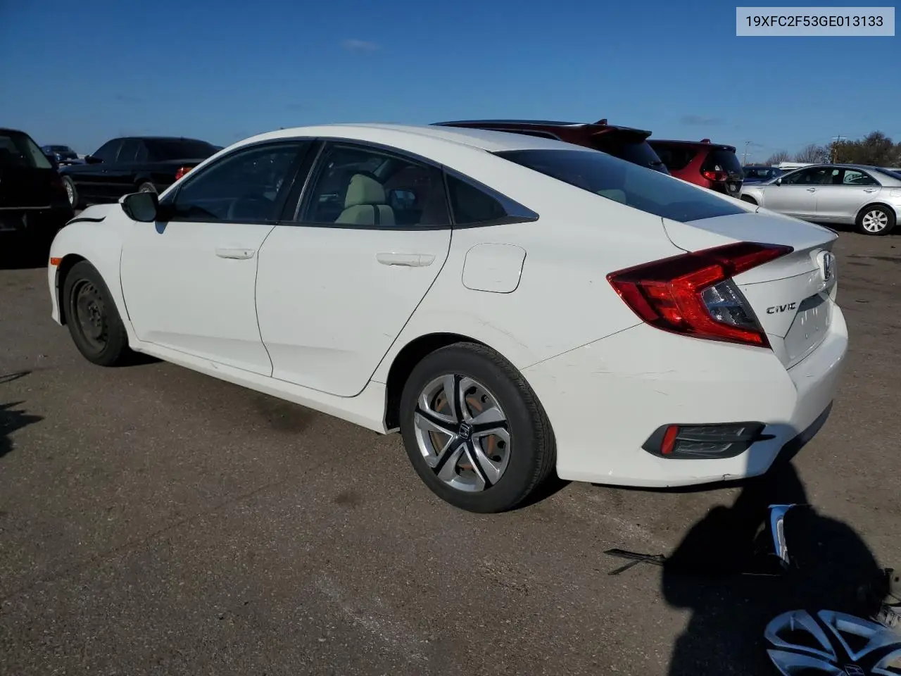 19XFC2F53GE013133 2016 Honda Civic Lx