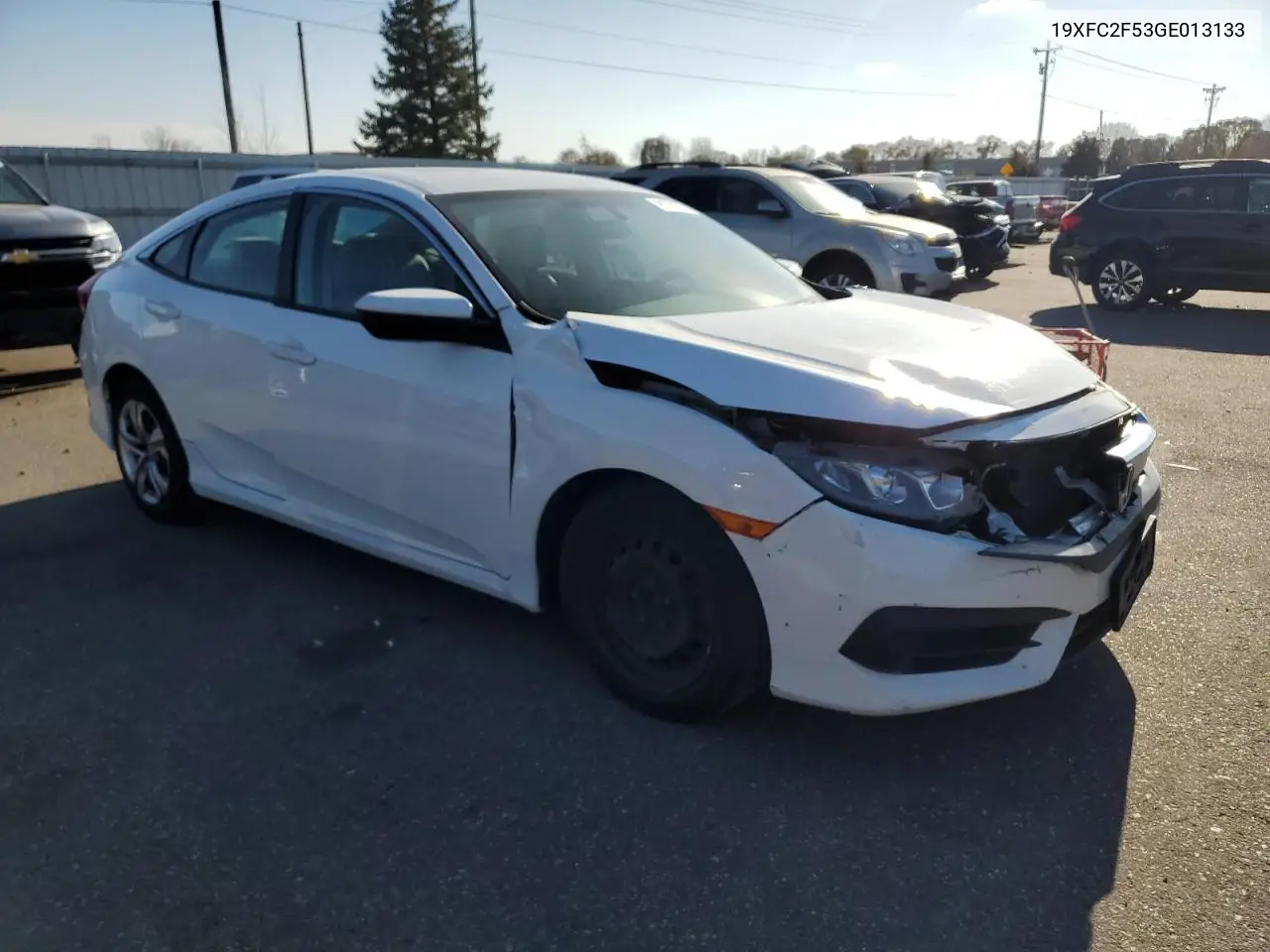 19XFC2F53GE013133 2016 Honda Civic Lx