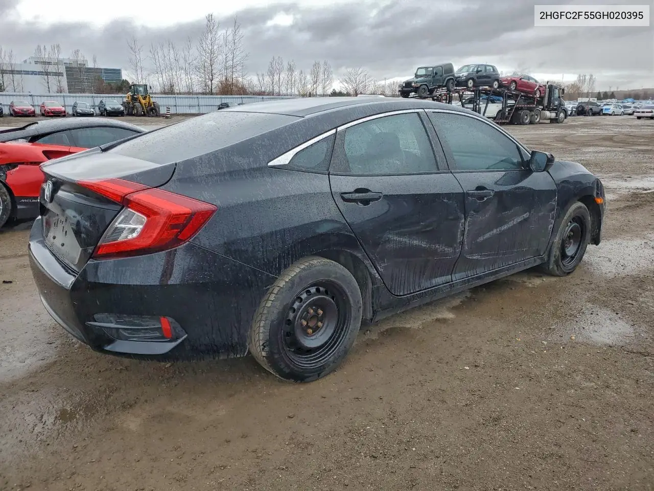 2HGFC2F55GH020395 2016 Honda Civic Lx