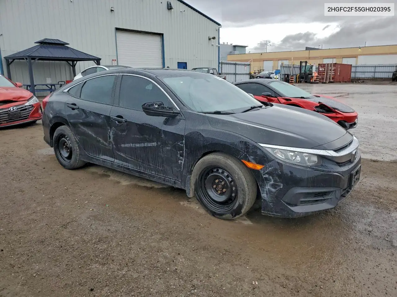 2HGFC2F55GH020395 2016 Honda Civic Lx