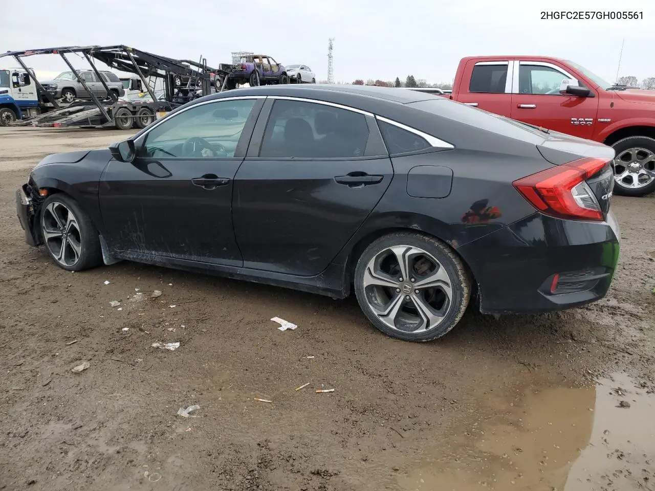 2HGFC2E57GH005561 2016 Honda Civic Lx