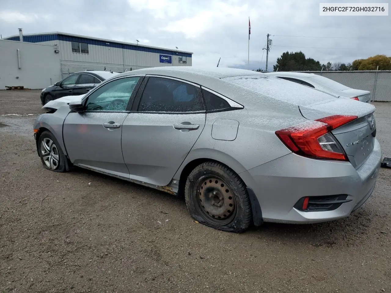 2HGFC2F72GH032716 2016 Honda Civic Ex