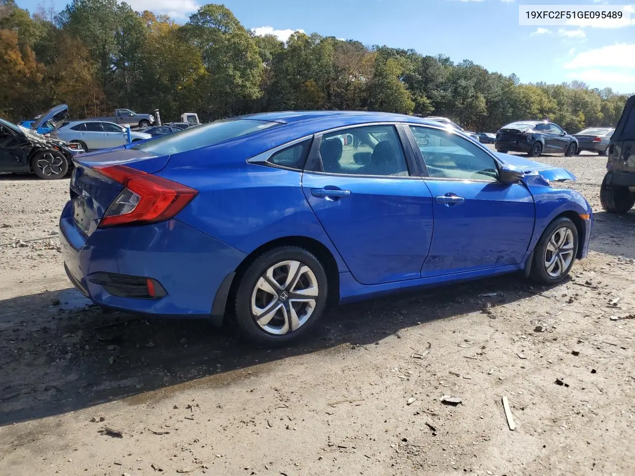 19XFC2F51GE095489 2016 Honda Civic Lx