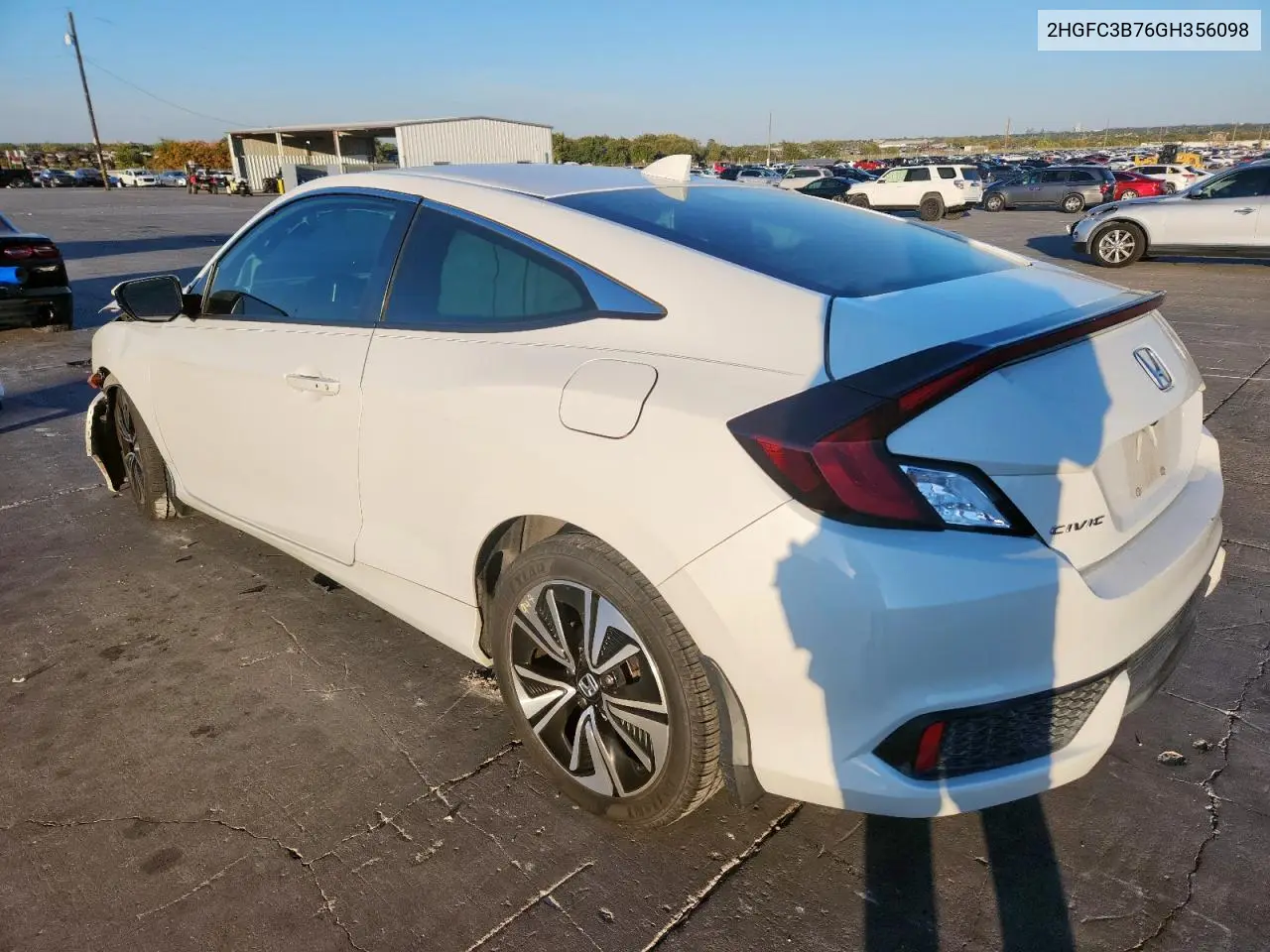 2HGFC3B76GH356098 2016 Honda Civic Exl