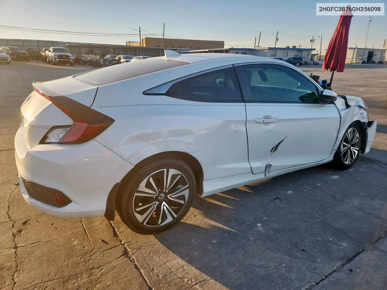 2HGFC3B76GH356098 2016 Honda Civic Exl