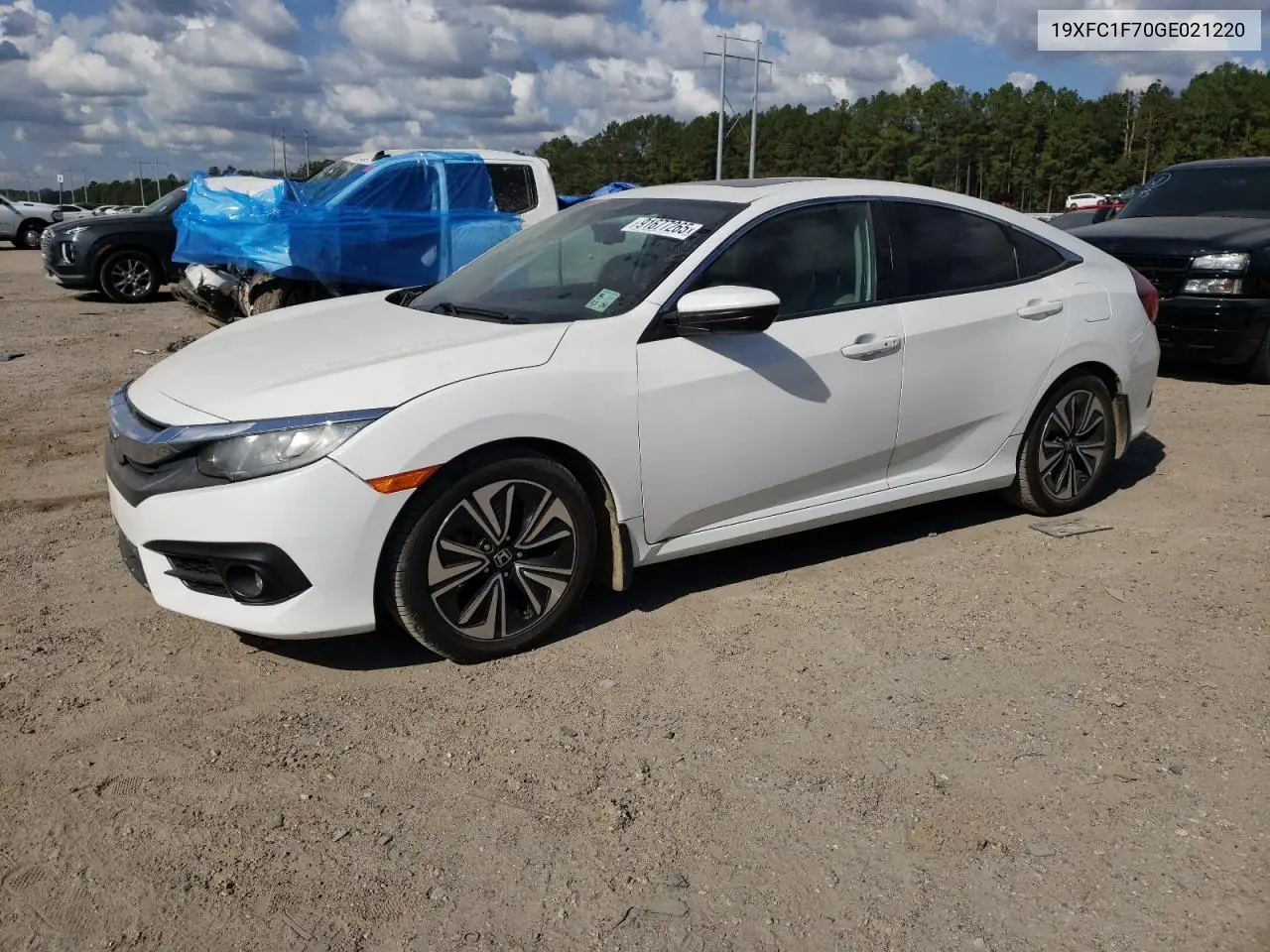 19XFC1F70GE021220 2016 Honda Civic Exl