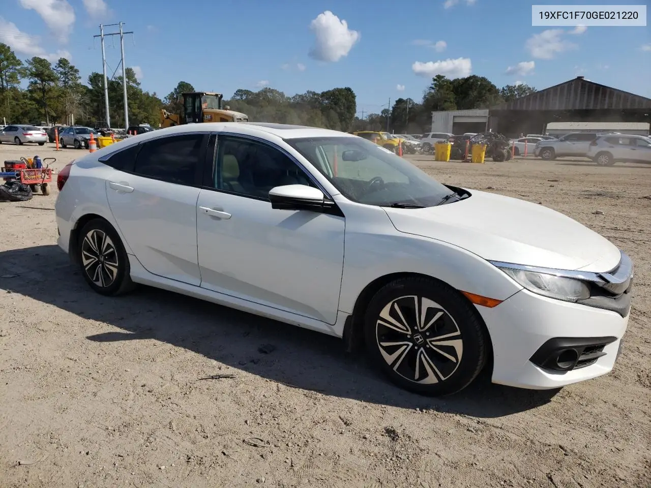 19XFC1F70GE021220 2016 Honda Civic Exl