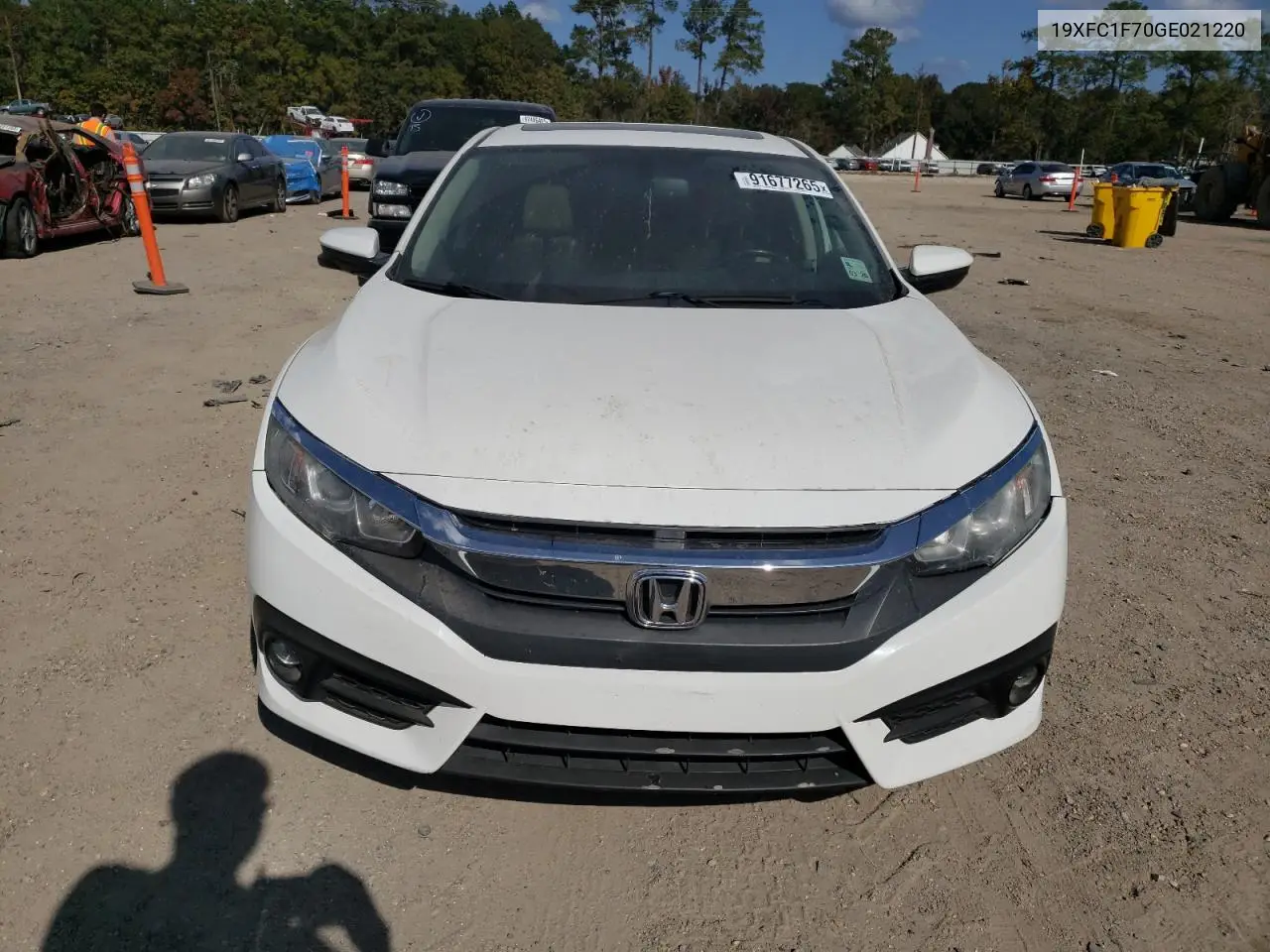 19XFC1F70GE021220 2016 Honda Civic Exl