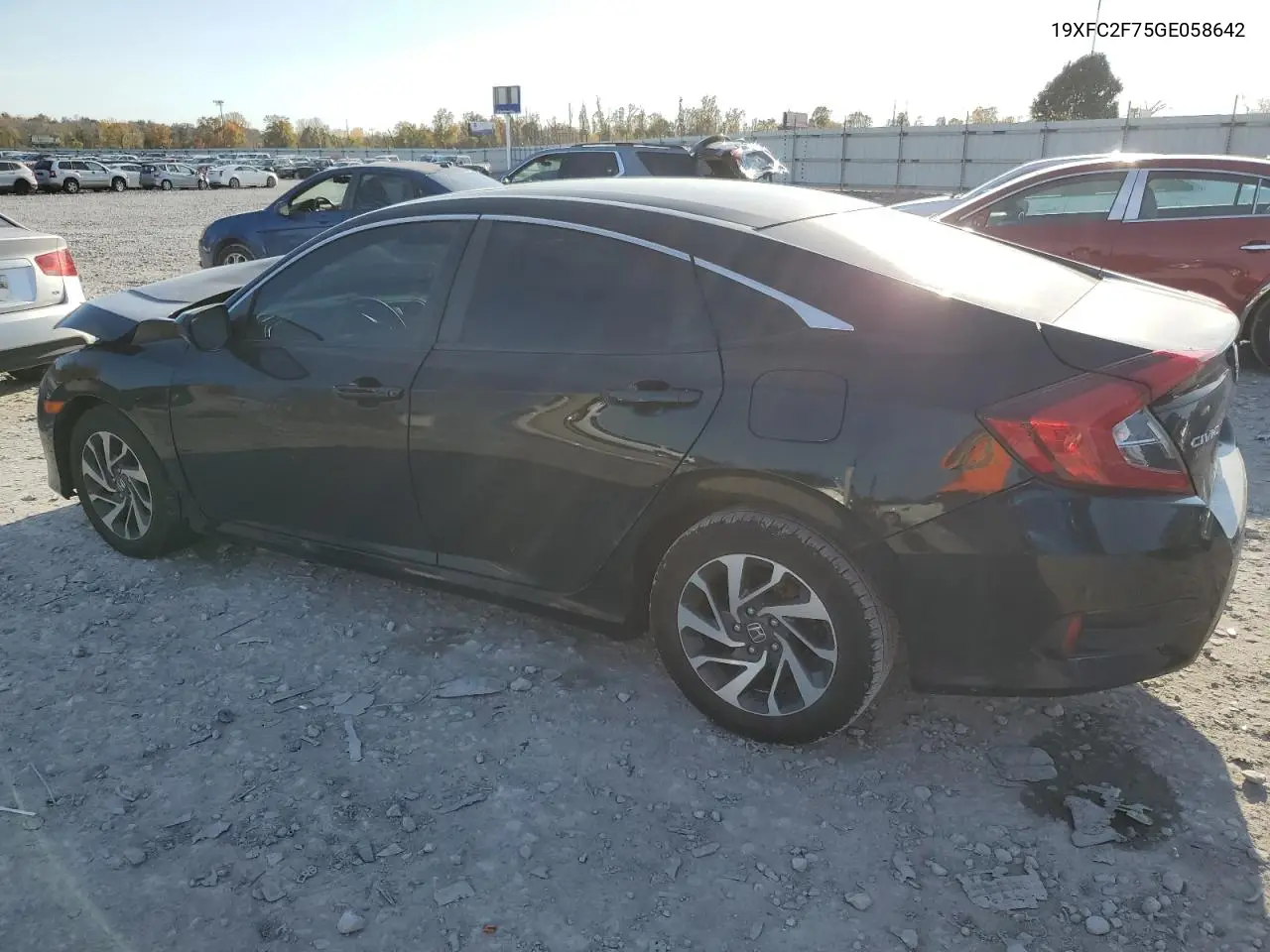 19XFC2F75GE058642 2016 Honda Civic Ex