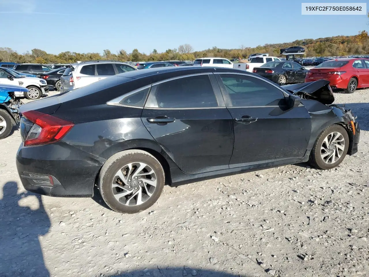 19XFC2F75GE058642 2016 Honda Civic Ex