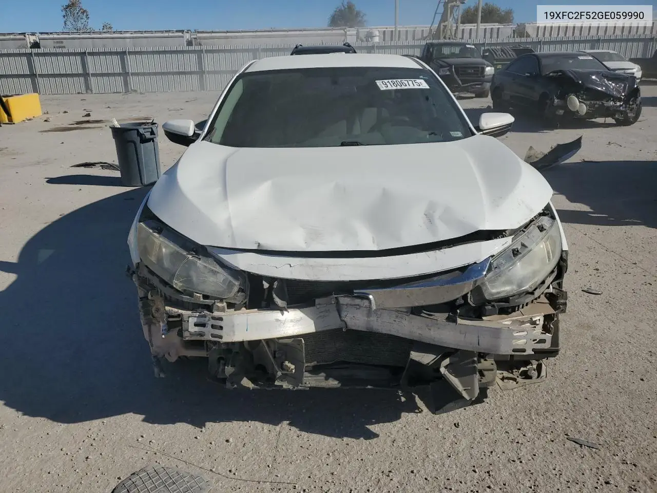 19XFC2F52GE059990 2016 Honda Civic Lx
