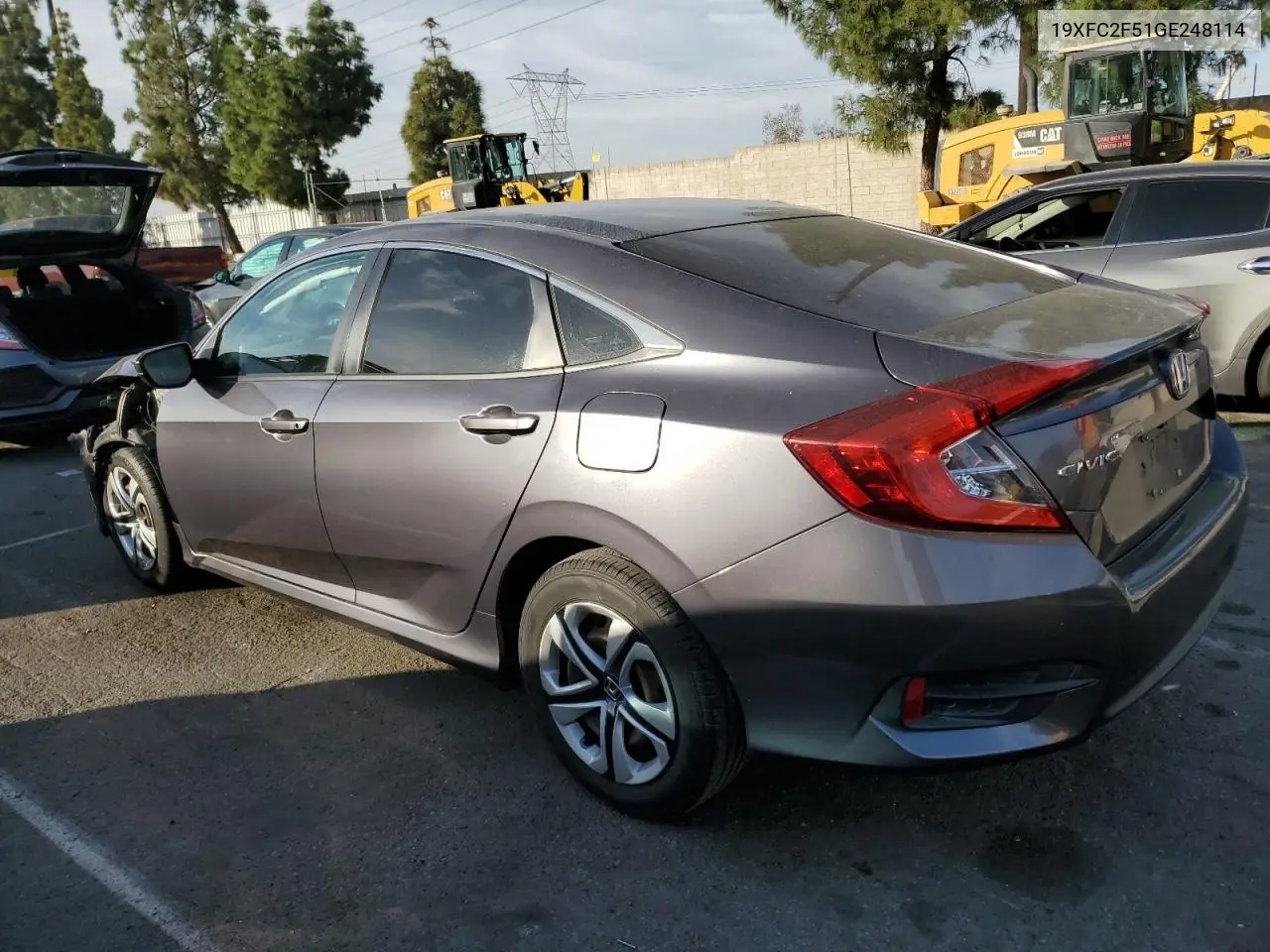 19XFC2F51GE248114 2016 Honda Civic Lx