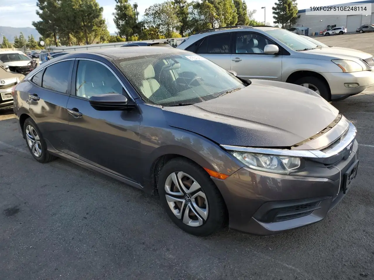 19XFC2F51GE248114 2016 Honda Civic Lx