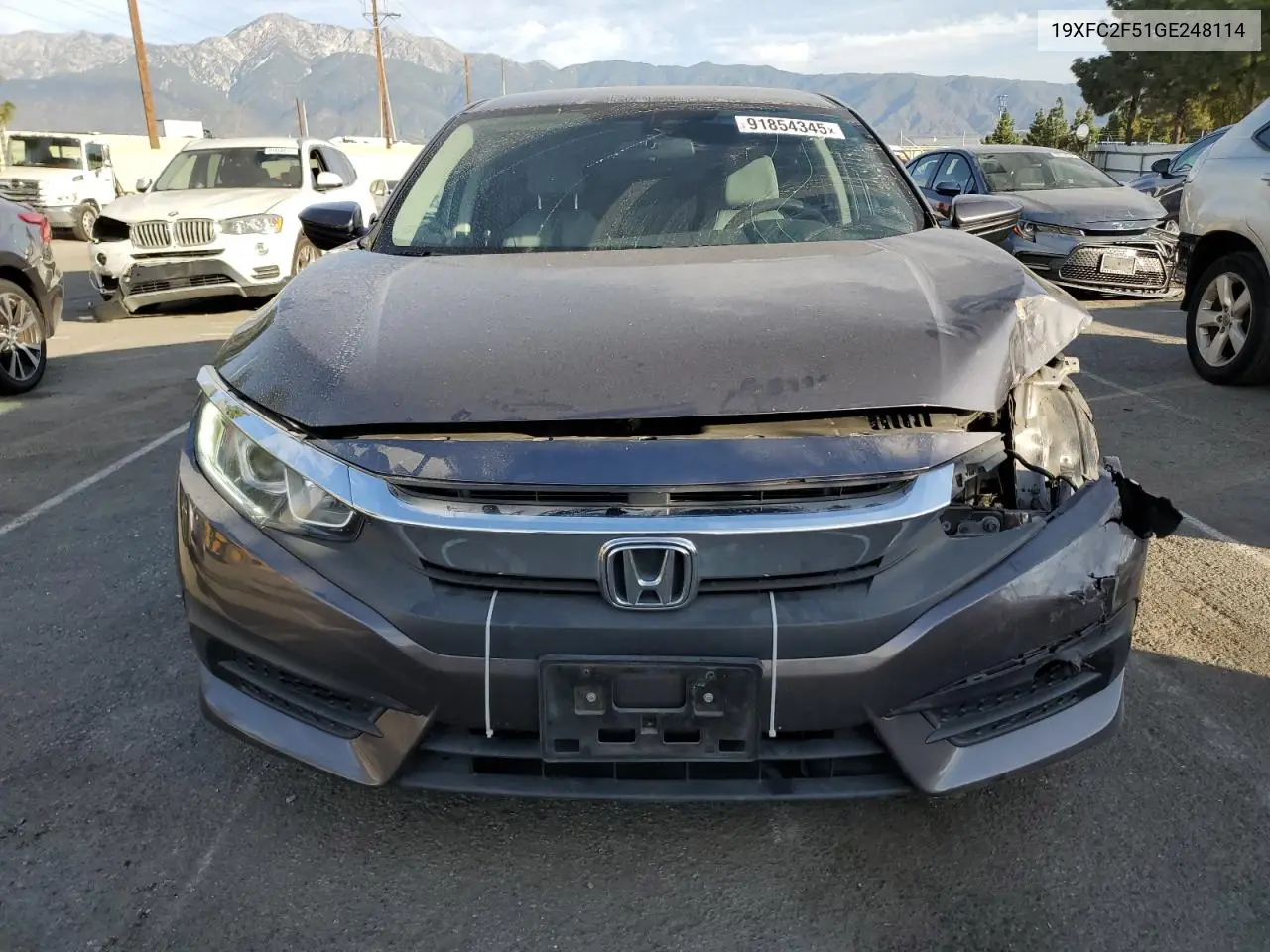 19XFC2F51GE248114 2016 Honda Civic Lx