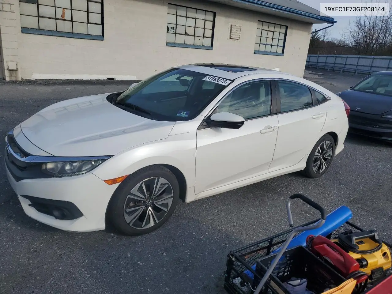 19XFC1F73GE208144 2016 Honda Civic Exl