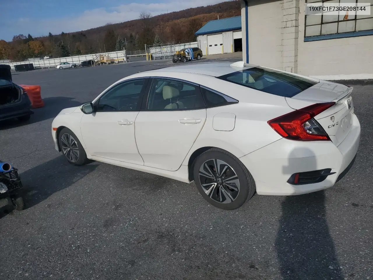 19XFC1F73GE208144 2016 Honda Civic Exl