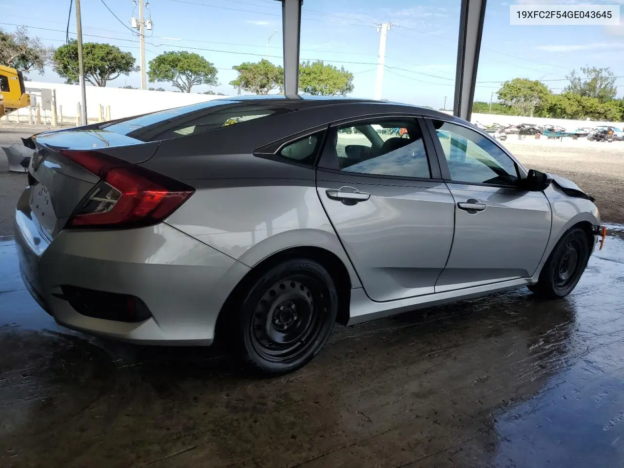 19XFC2F54GE043645 2016 Honda Civic Lx