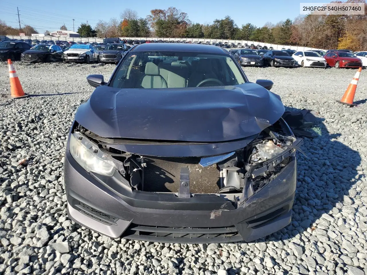 2HGFC2F54GH507460 2016 Honda Civic Lx