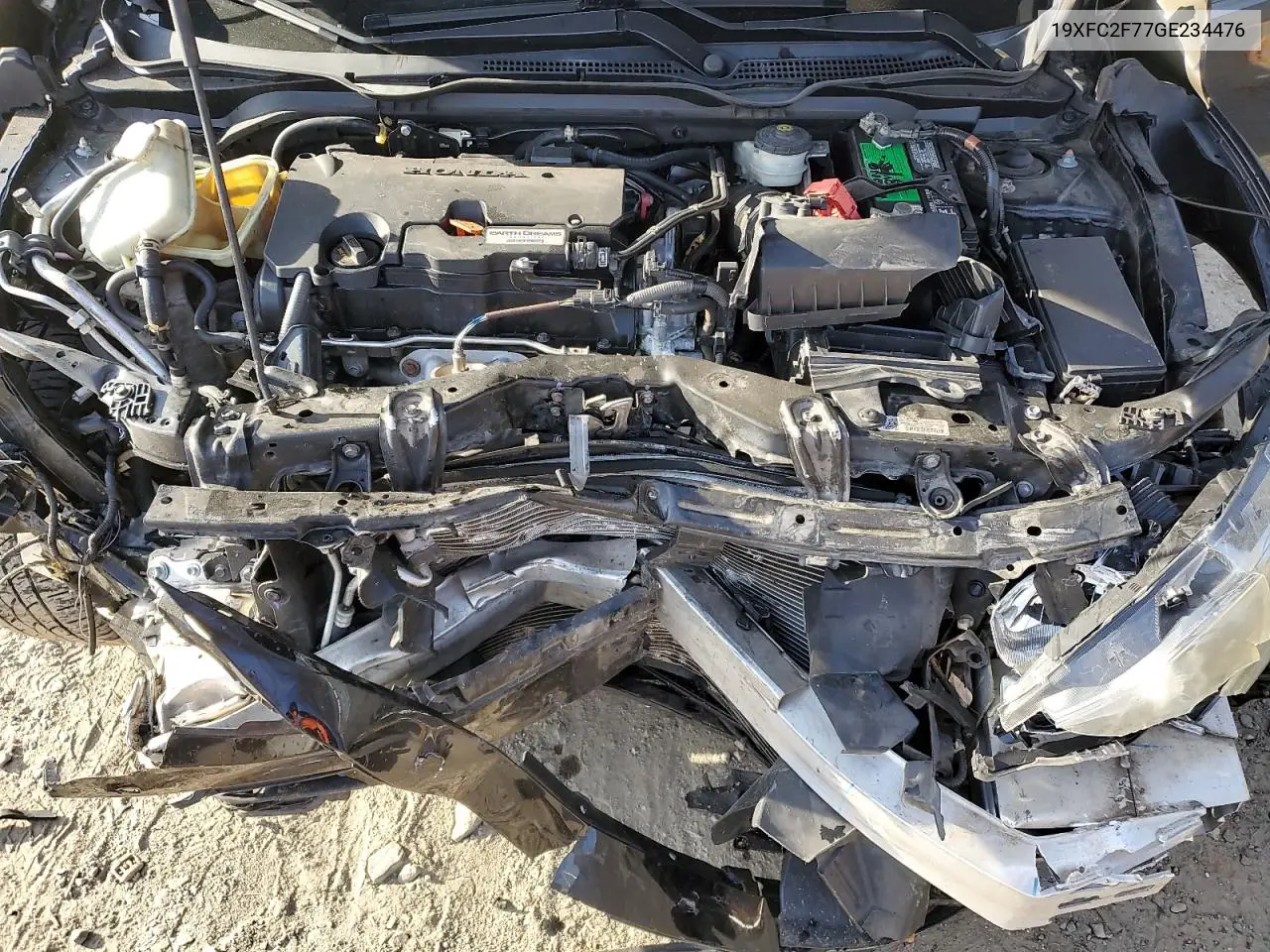 19XFC2F77GE234476 2016 Honda Civic Ex