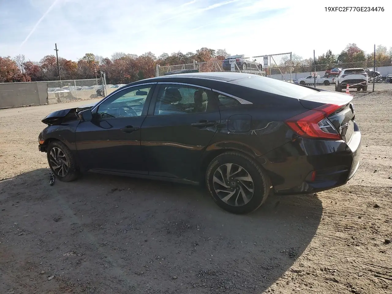 19XFC2F77GE234476 2016 Honda Civic Ex