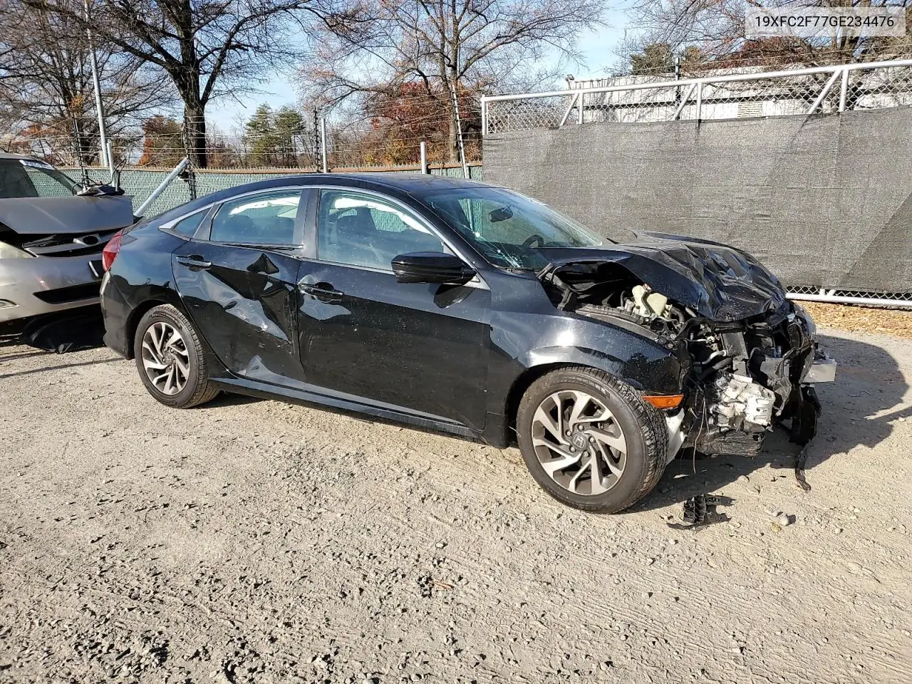19XFC2F77GE234476 2016 Honda Civic Ex