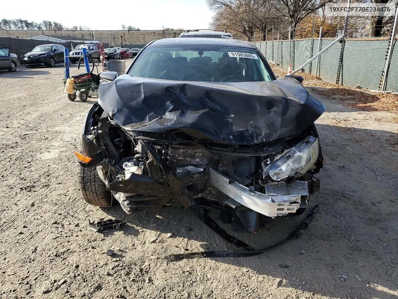 19XFC2F77GE234476 2016 Honda Civic Ex