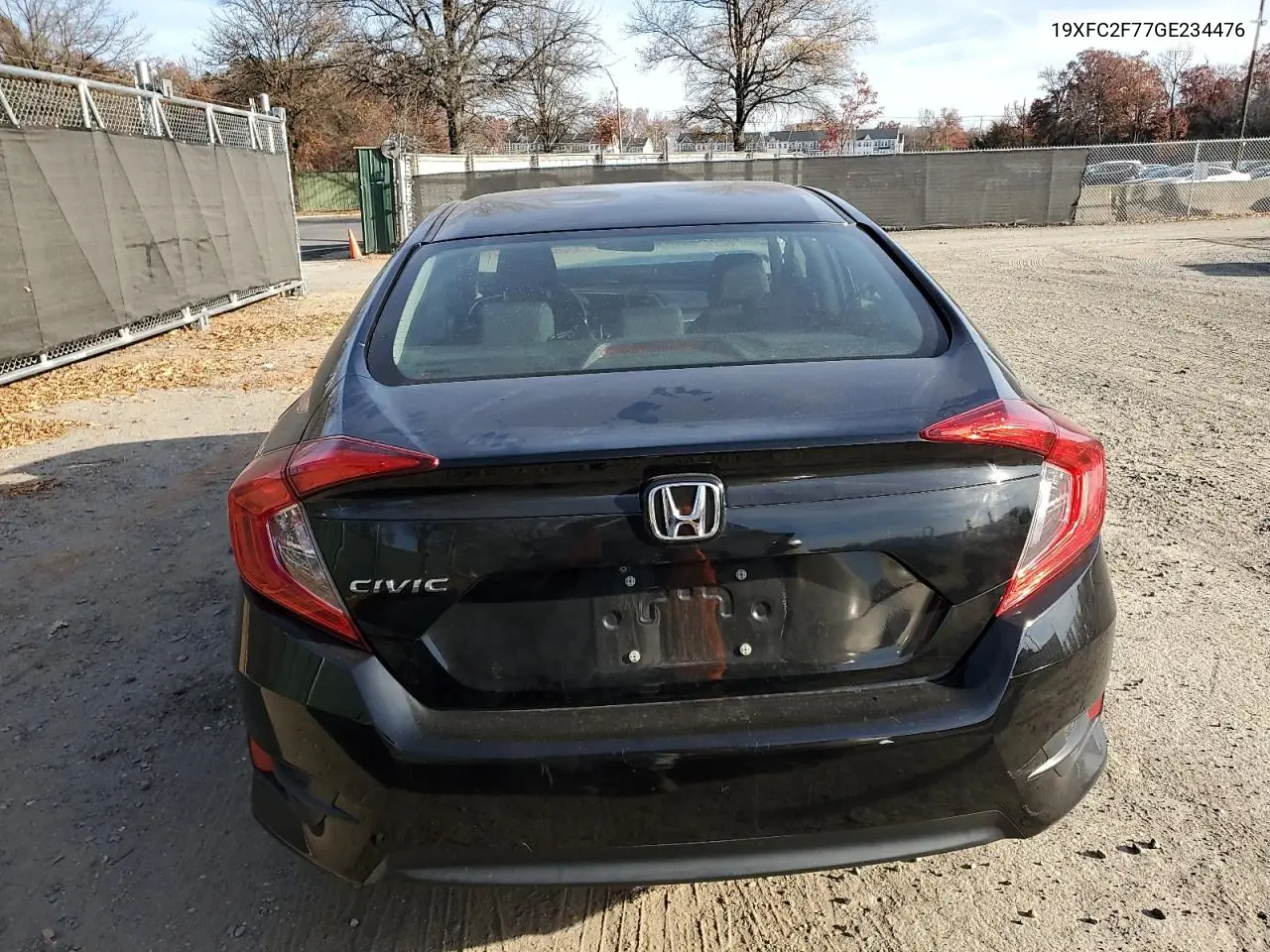 19XFC2F77GE234476 2016 Honda Civic Ex