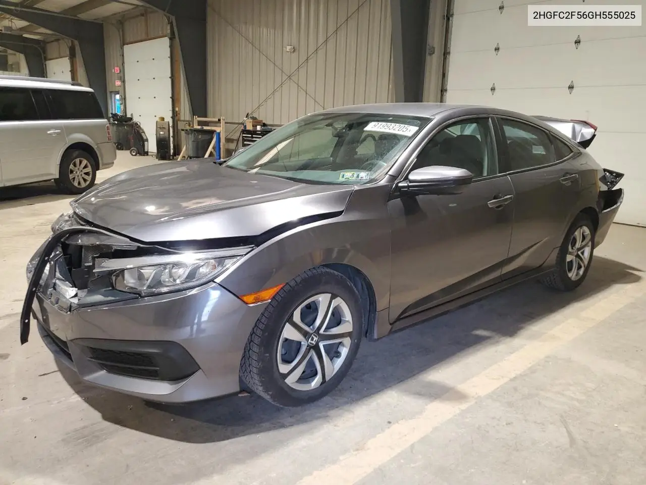 2HGFC2F56GH555025 2016 Honda Civic Lx