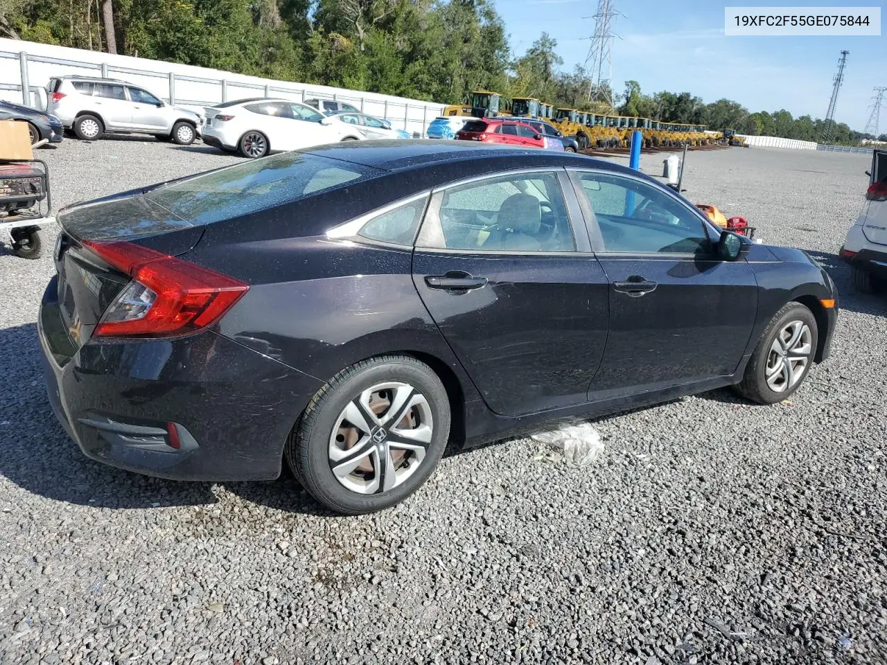 19XFC2F55GE075844 2016 Honda Civic Lx
