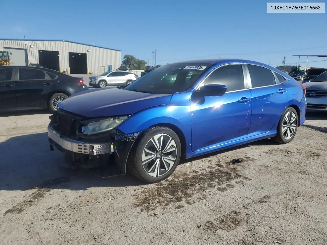19XFC1F76GE016653 2016 Honda Civic Exl