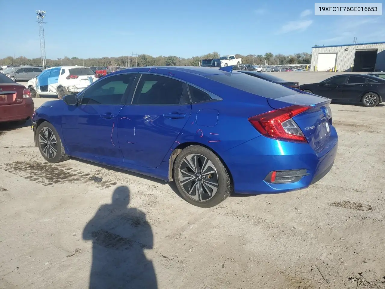 19XFC1F76GE016653 2016 Honda Civic Exl