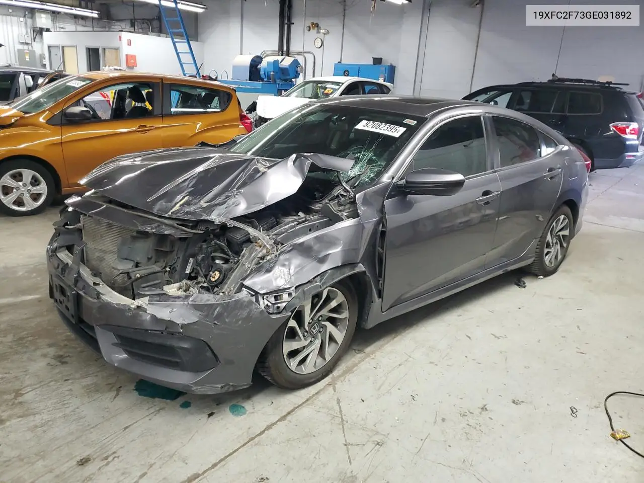 19XFC2F73GE031892 2016 Honda Civic Ex