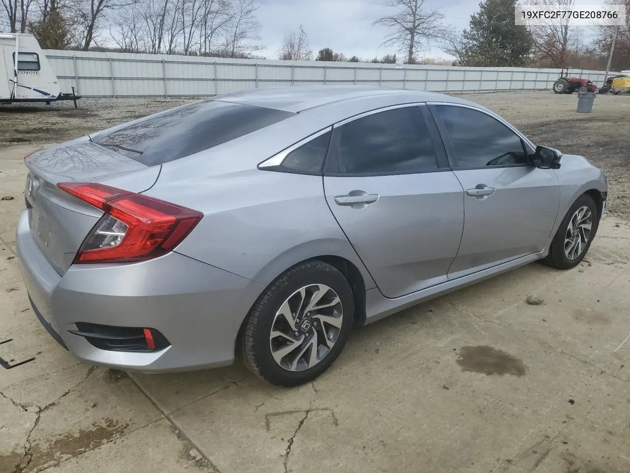 19XFC2F77GE208766 2016 Honda Civic Ex
