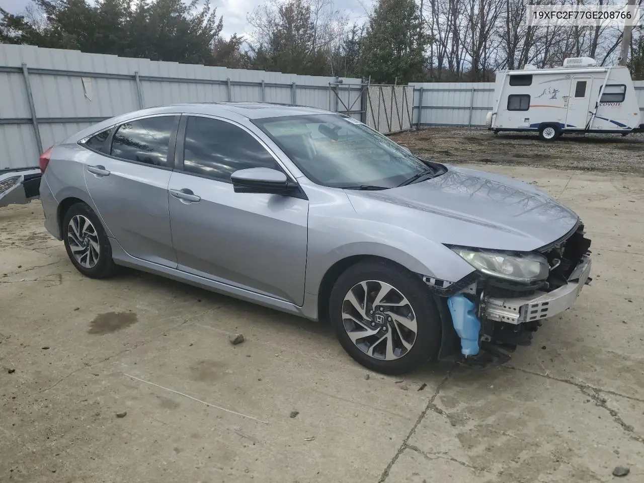 19XFC2F77GE208766 2016 Honda Civic Ex