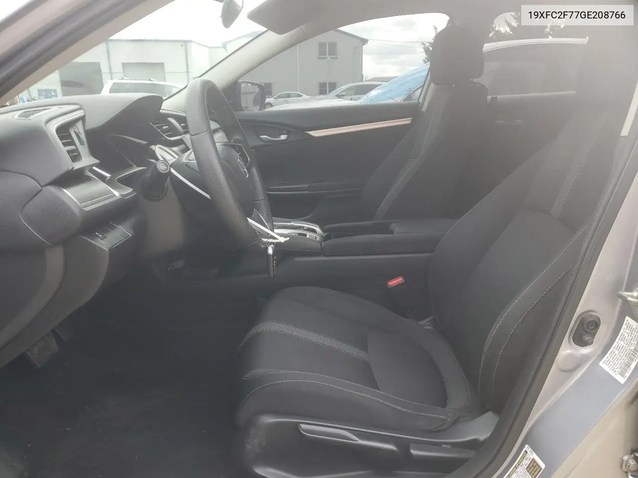 19XFC2F77GE208766 2016 Honda Civic Ex