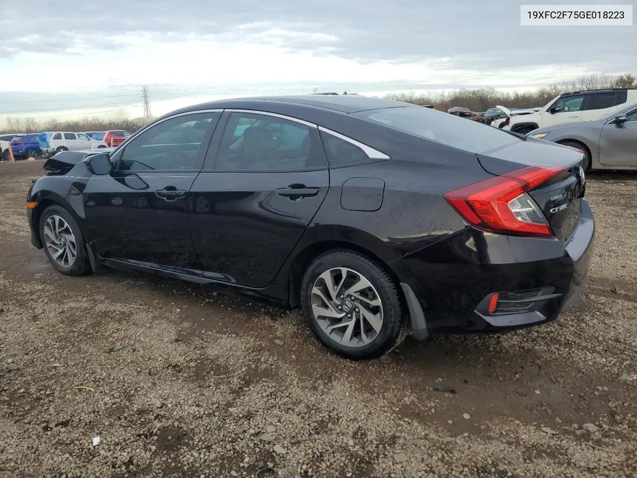 19XFC2F75GE018223 2016 Honda Civic Ex