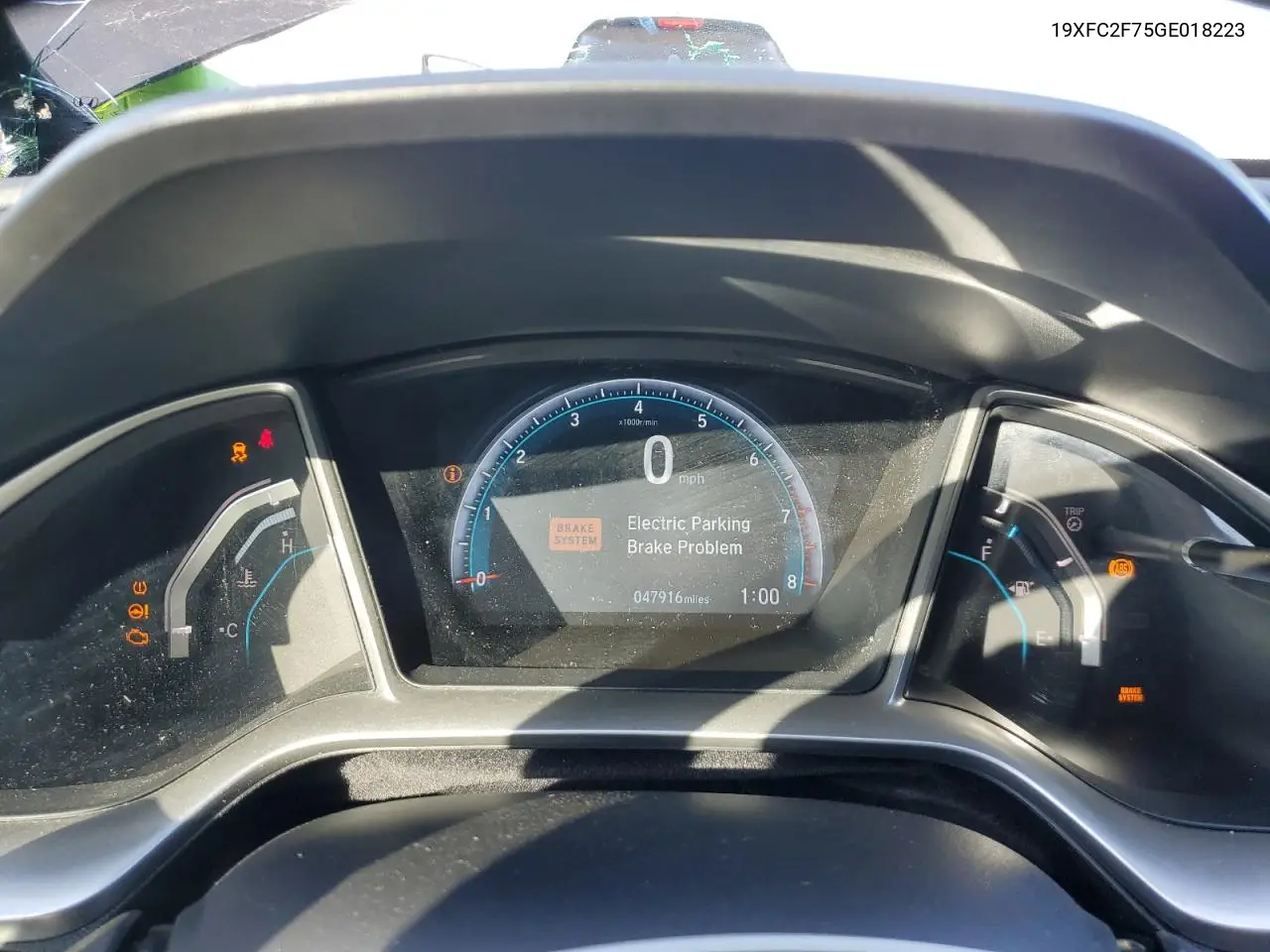 19XFC2F75GE018223 2016 Honda Civic Ex