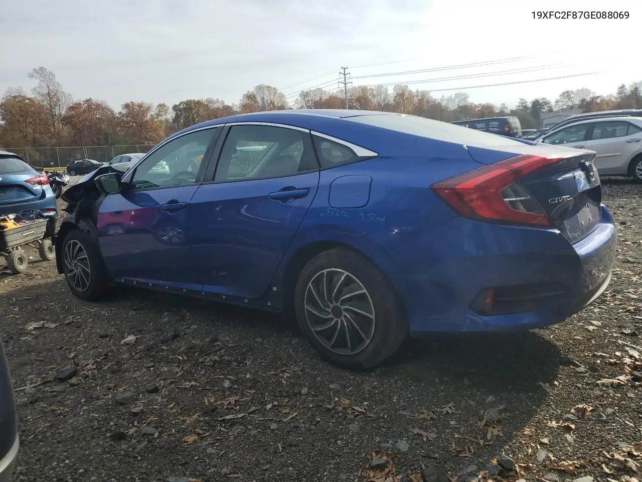 19XFC2F87GE088069 2016 Honda Civic Ex