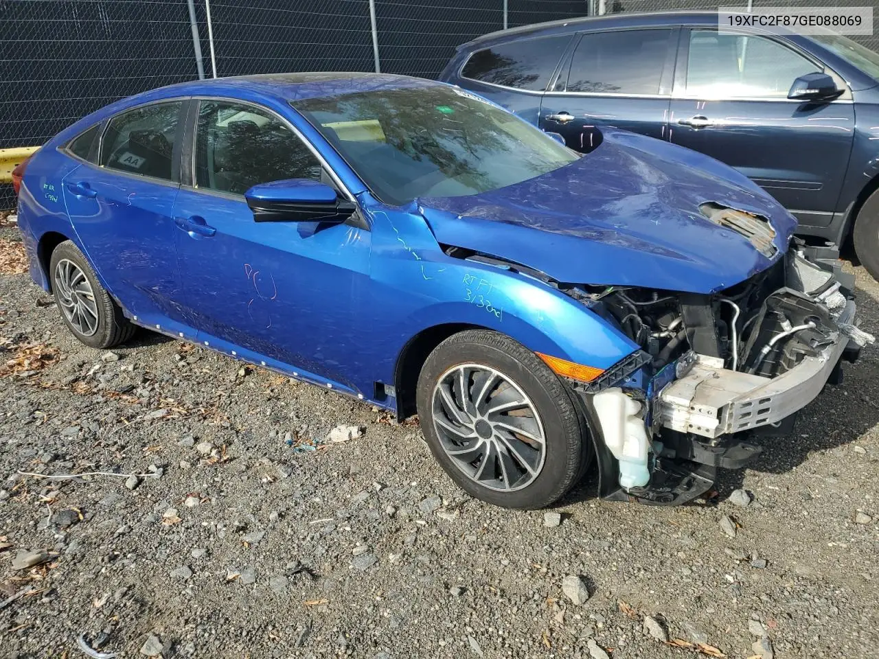 19XFC2F87GE088069 2016 Honda Civic Ex
