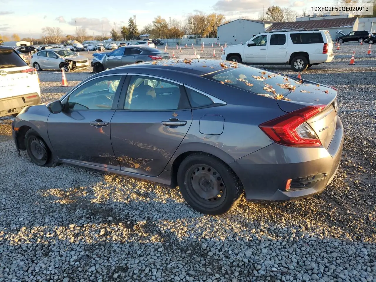 19XFC2F59GE020913 2016 Honda Civic Lx