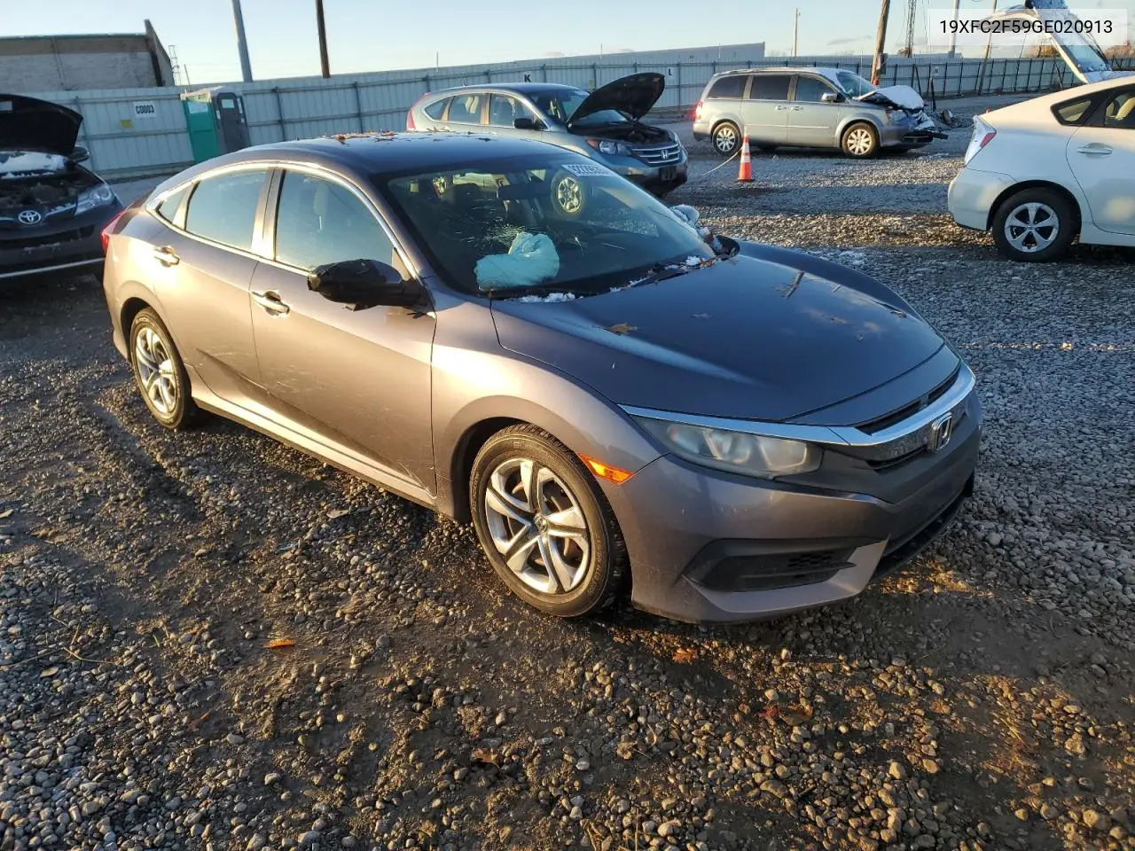 19XFC2F59GE020913 2016 Honda Civic Lx