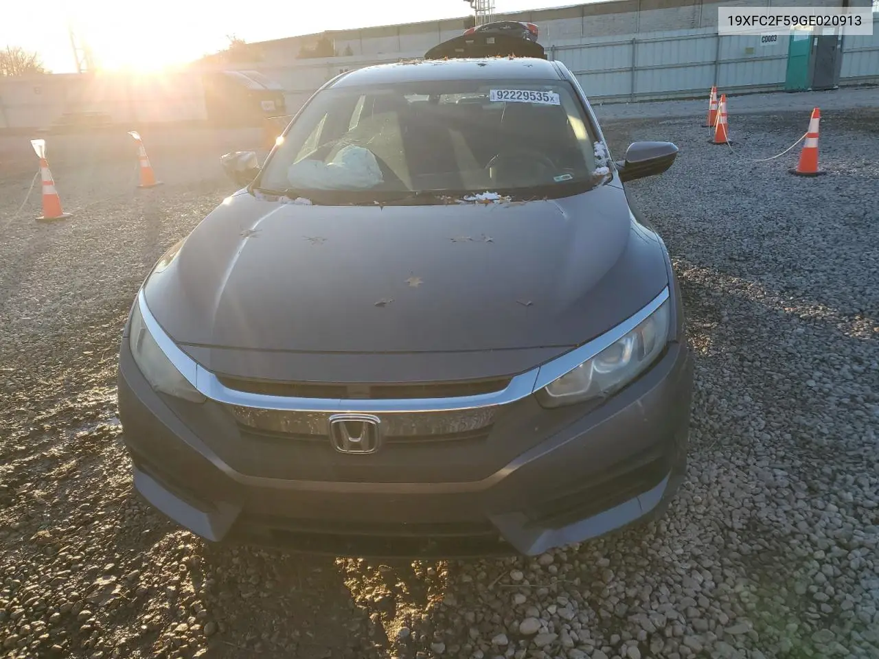 19XFC2F59GE020913 2016 Honda Civic Lx