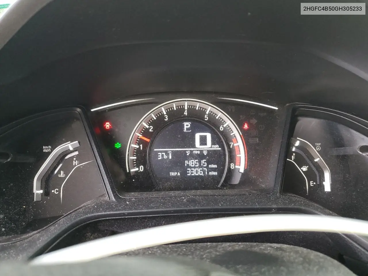 2HGFC4B50GH305233 2016 Honda Civic Lx