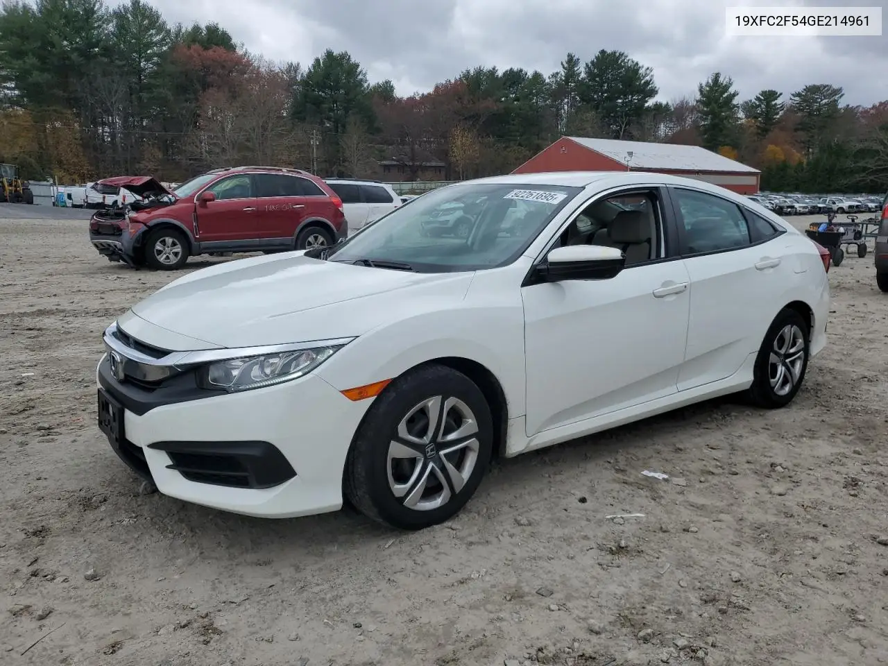 19XFC2F54GE214961 2016 Honda Civic Lx