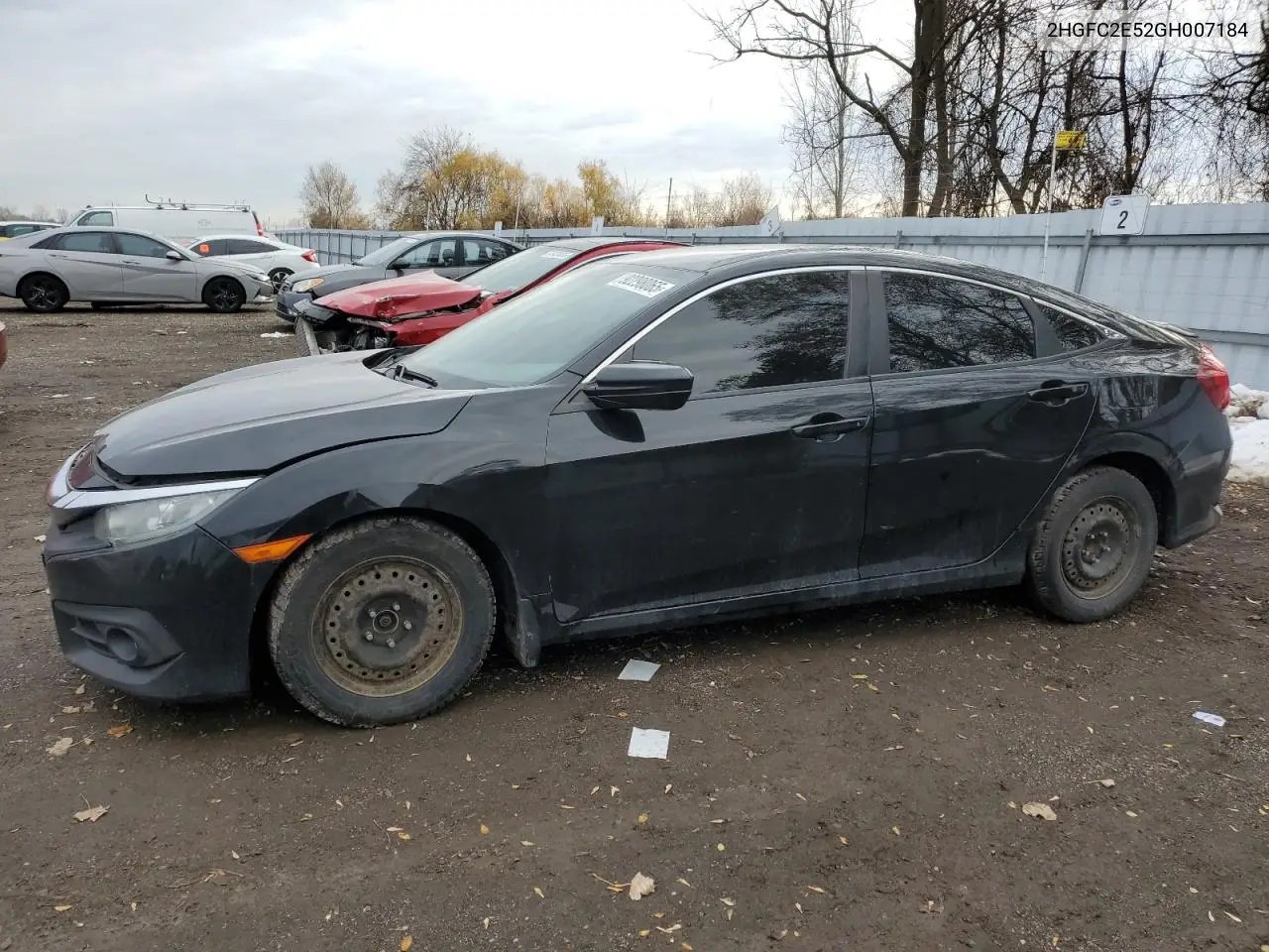 2HGFC2E52GH007184 2016 Honda Civic Lx
